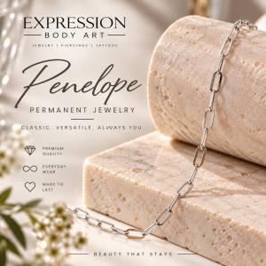 Penelope | Silver Permanent Jewelry Chain
