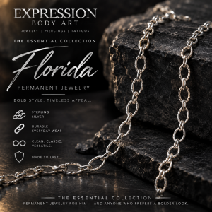 Florida – Sterling Silver Figaro Chain | Special Order