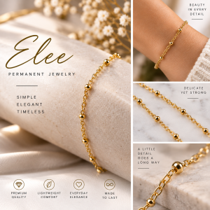 Elee – Gold PVD Permanent Jewelry Chain