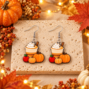 Harvest Coffee Dangle Earrings