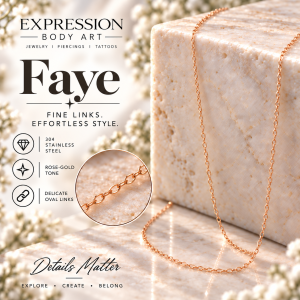 Faye – Rose-Gold-Tone Stainless Steel Chain