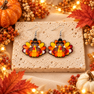 Pilgrim Turkey Dangle Earrings